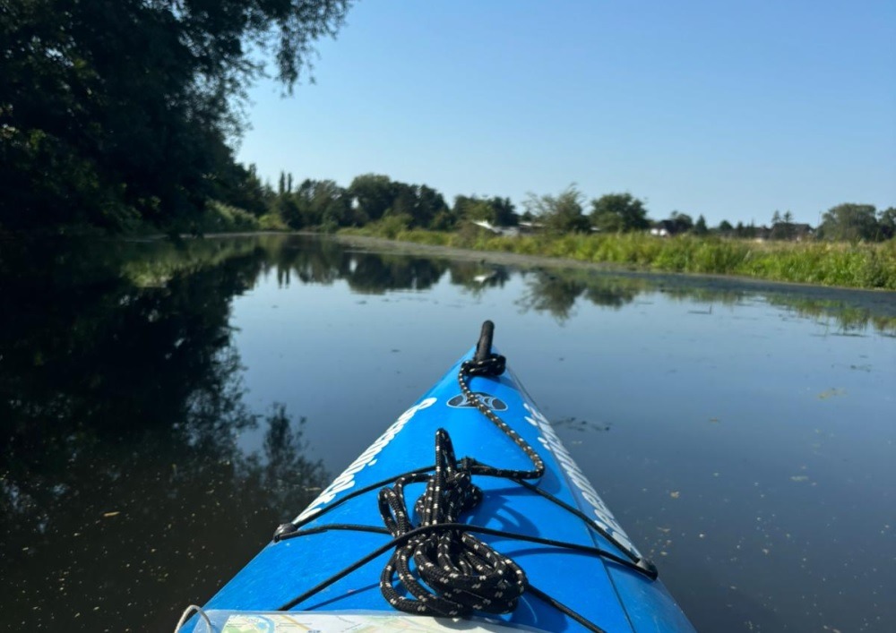 Kajak auf der Gose Elbe