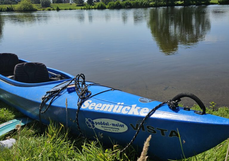 Pause am Wasser der Dove Elbe